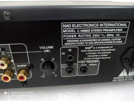 NAD C 165BEE PHONO STAGE STEREO ADVANCED DESIGN PRE AMPLIFIER - Image 11