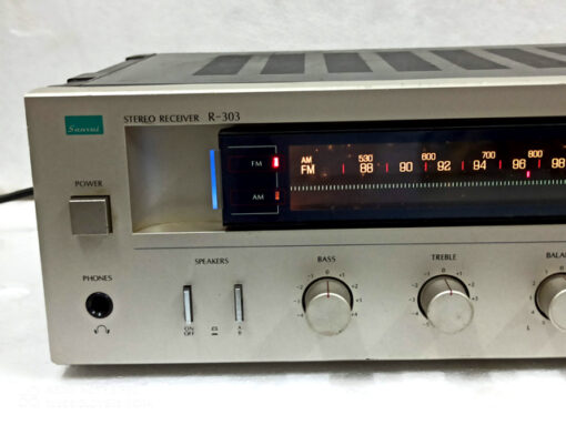 SANSUI JAPN R-303 CLASSIC VINTAGE STEREO RECEIVER- 1982 - Image 2