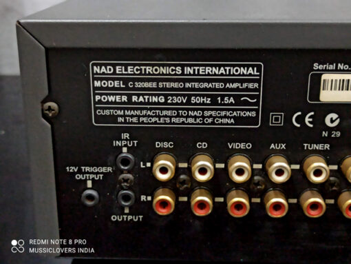 NAD C320BEE STEREO 2 CHANNEL INTEGRATED AMPLIFIER (2002-05) - Image 12