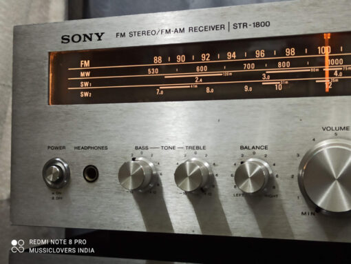 SONY STR-1800 RARE CLASSIC VINTAGE AM/FM STEREO RECEIVER (1976-77) - Image 5