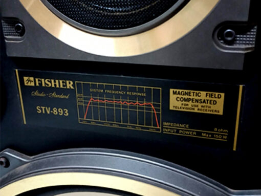 FISHER STV- 893 (1980) 3 WAY FLOOR STANDING CLASSIC VINTAGE HI POWER SPEAKERS - Image 4