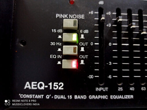 AHUJA AEQ 152 CLASSIC VINTAGE 15 + 15 BAND DUAL STEREO EQUALISER - Image 2
