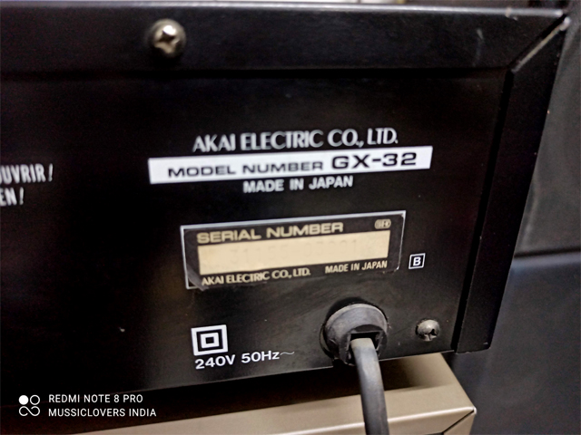 AKAI GX-32 SUPER GX HEAD VINTAGE STEREO CASSETTE DECK (1988-93) - Image 11