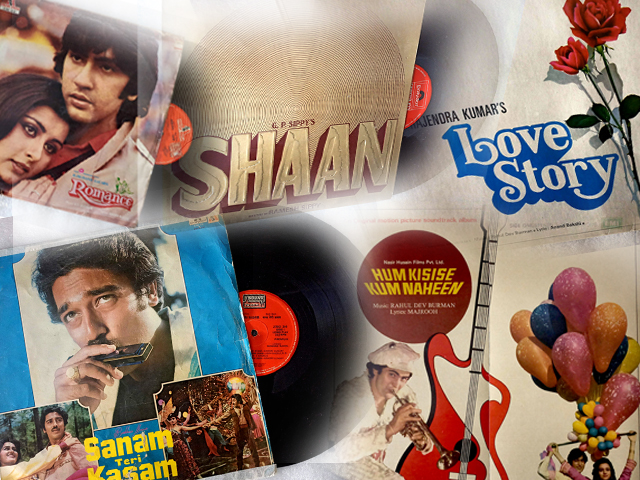 R D BURMAN GRAMOPHONE VINYL - ALL HINDI SONGS LONG PLAY RECORDS