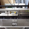 VINTAGE SHARP BOOMBOX GF 555X DOUBLE CASSETTE PLAYER 1980