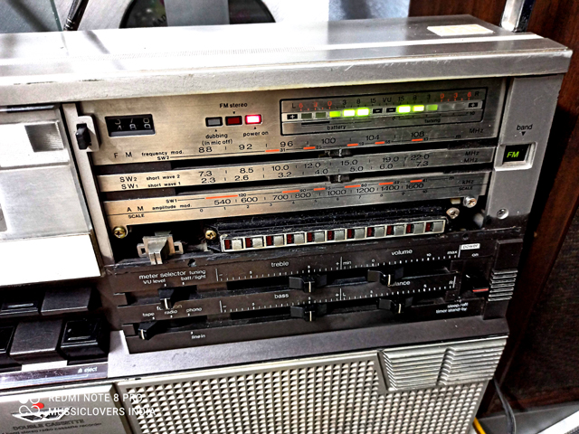 VINTAGE SHARP BOOMBOX GF 555X DOUBLE CASSETTE PLAYER 1980 - Image 6