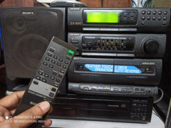 SONY JAPAN ZX-500 AUTO REVERSE DOUBLE DECK MUSIC SYSTEM WITH REMOTE