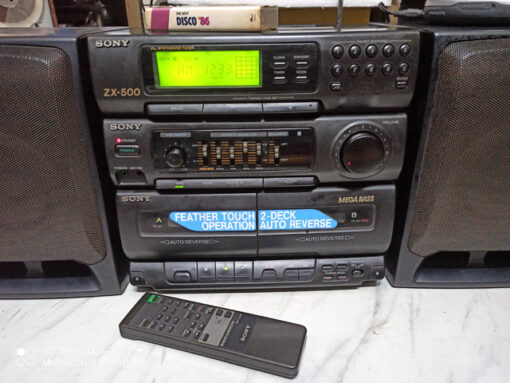 Buy Vintage SONY JAPAN ZX-500 AUTO REVERSE DOUBLE DECK MUSIC
