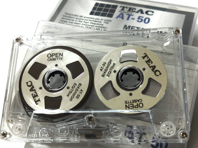 CLASSIC OPEN COMPACT METAL BLANK AUDIO CASSETTE TAPES - Image 2
