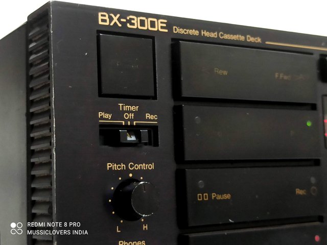 NAKAMICHI BX-300 3 HEAD, 3 MOTOR DIRECT DRIVE VINTAGE STEREO CASSETTE PLAYER - Image 6