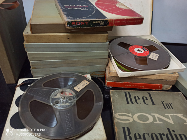USED RECORDED VINTAGE REEL TAPES FOR REEL RECORDERS @ MUSSICLOVERS - Image 5