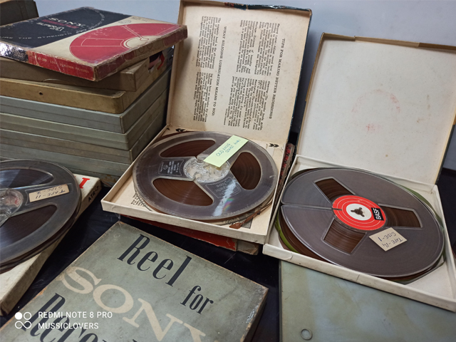 USED RECORDED VINTAGE REEL TAPES FOR REEL RECORDERS @ MUSSICLOVERS - Image 3