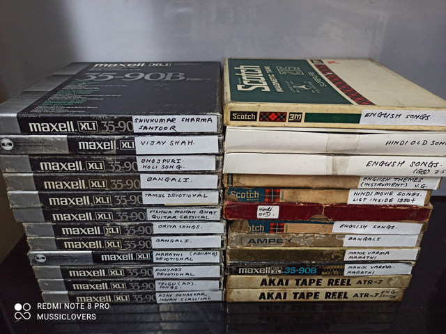 USED RECORDED VINTAGE REEL TAPES FOR REEL RECORDERS @ MUSSICLOVERS - Image 6